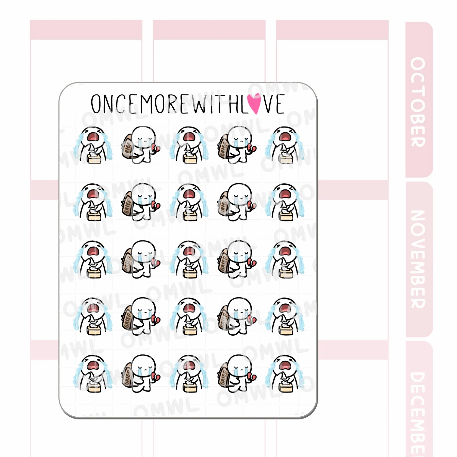 popular M1396 Grief 2.0 Sticker Sheet