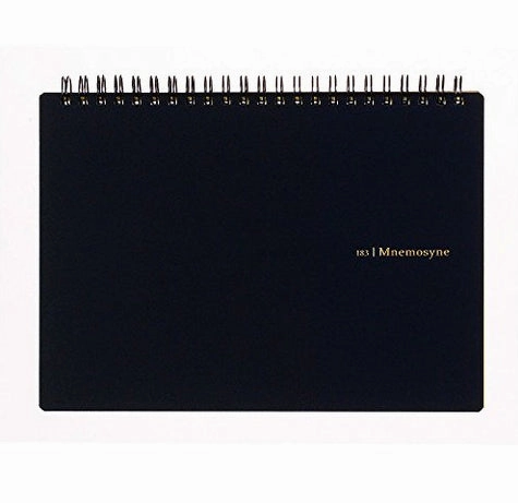 cotton cool Mnemosyne Spiral Bound N183A A5 Blank Notebook- 8.25X5.8 Inches