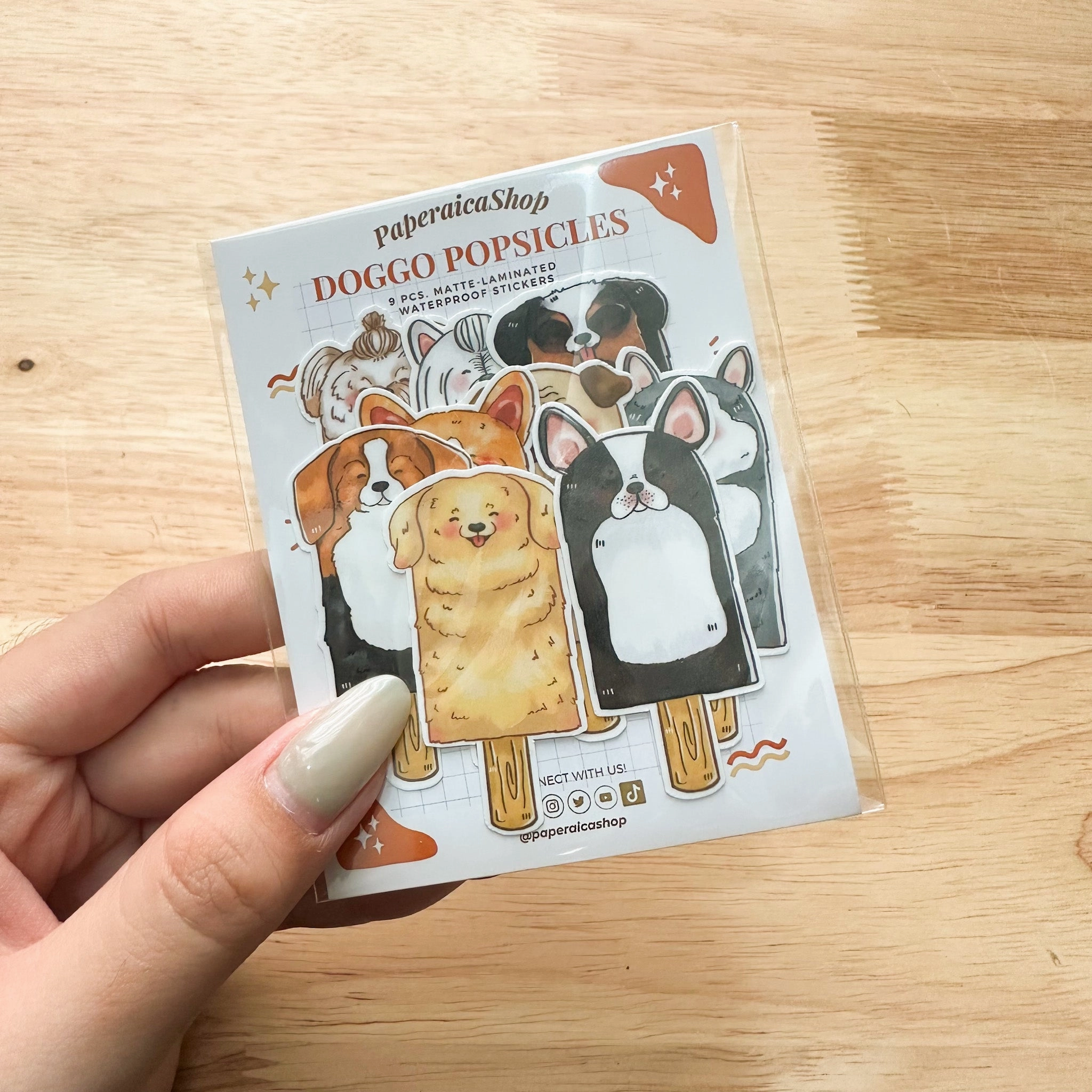 Paperaicashop Doggo Popsicle Sticker Pack new
