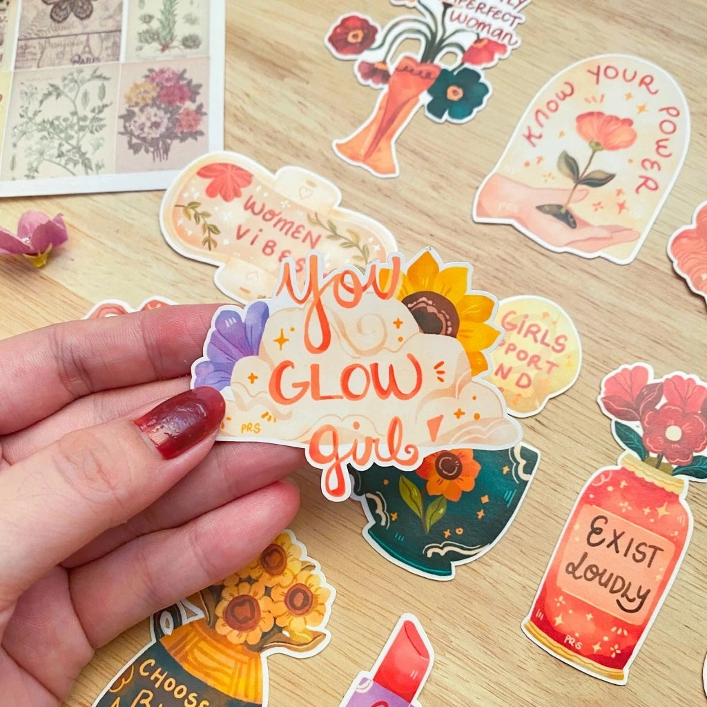 trendy daily Paperaicashop Feminist Sticker Pack