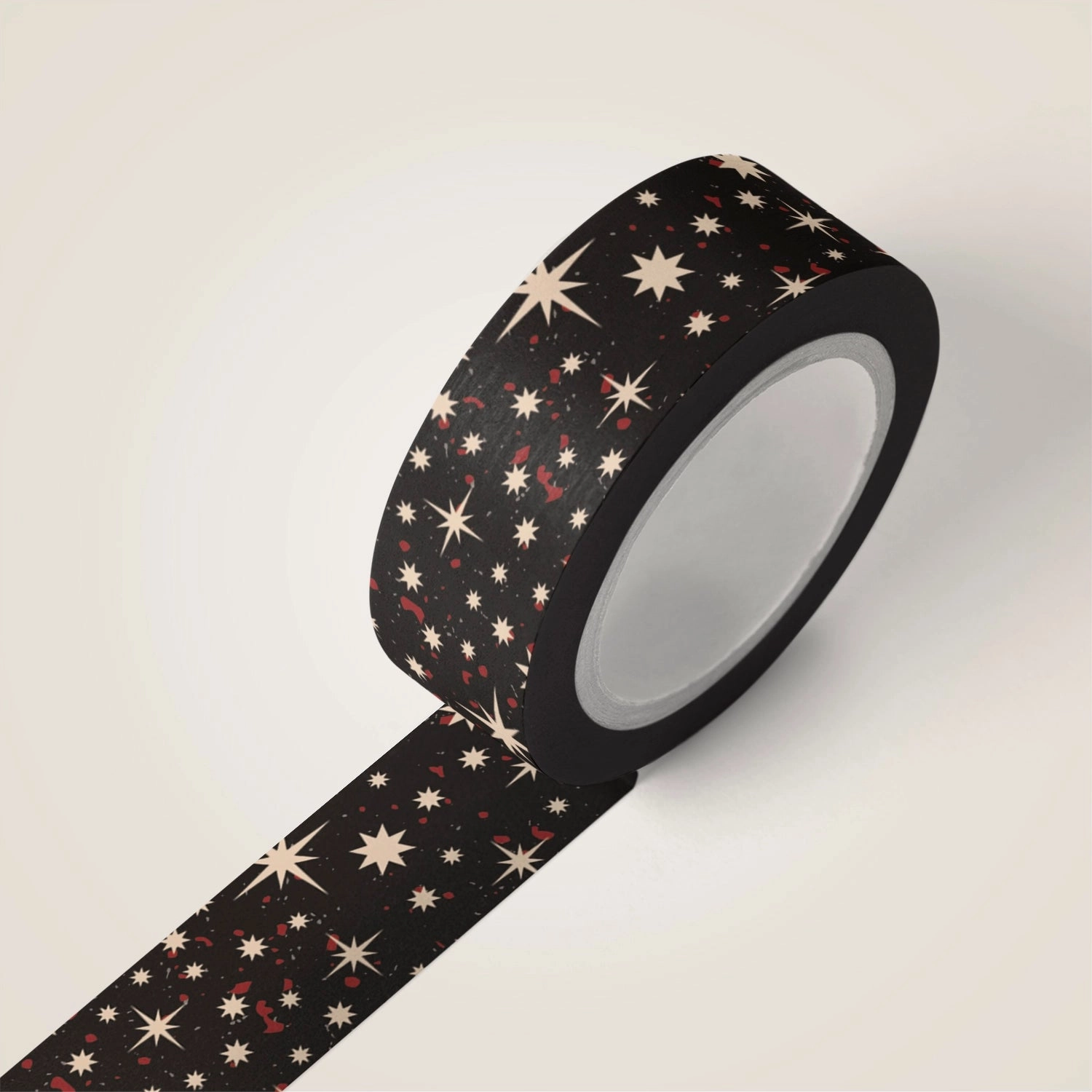 Peppermint Stars Washi Tape seasonal