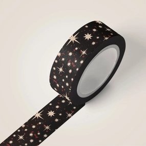 Peppermint Stars Washi Tape seasonal