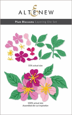 ceramic Plum Blossoms Layering Die Set