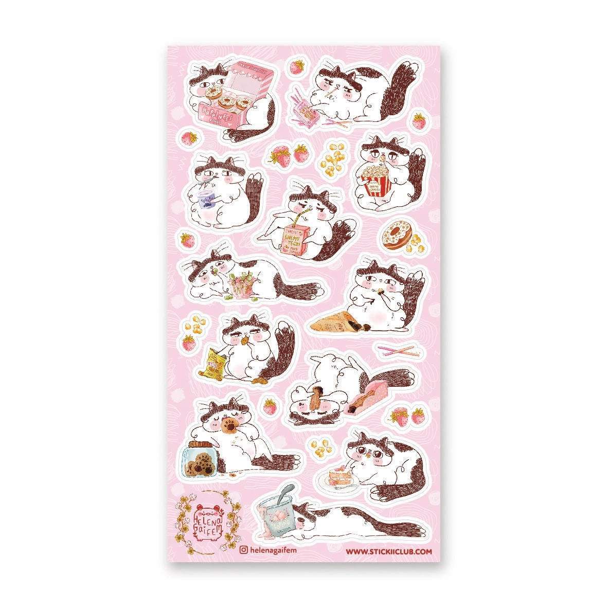 Sassy Snack Time Sticker Sheet new exclusive