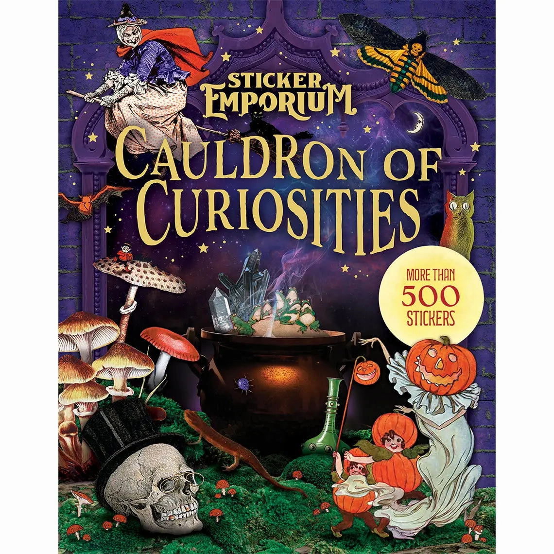 nonslip Sticker Emporium Cauldron Of Curiosities Sticker Book