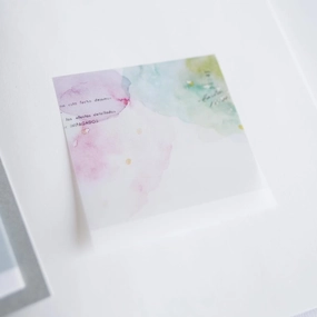 Yohaku Tracing Sticky Notes - Planetarium pastel durable
