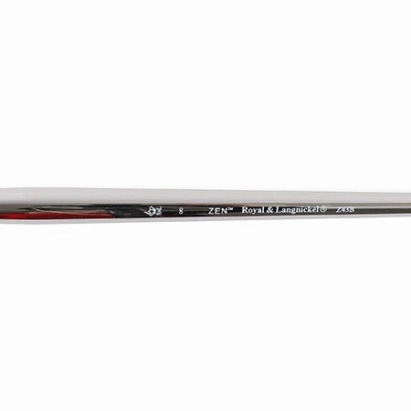 Long Handled Short Flat Paintbrush bright