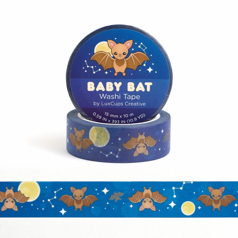 Baby Bat Washi Tape daily set