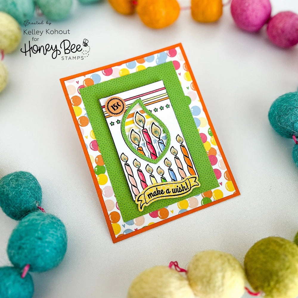 Birthday Candle Vgcb Add-On - 6X6 Stamp Set synthetic