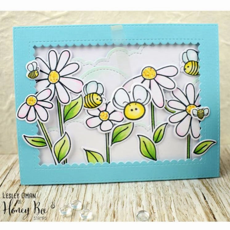strong Busy Bees - 4X6 Stamp Set