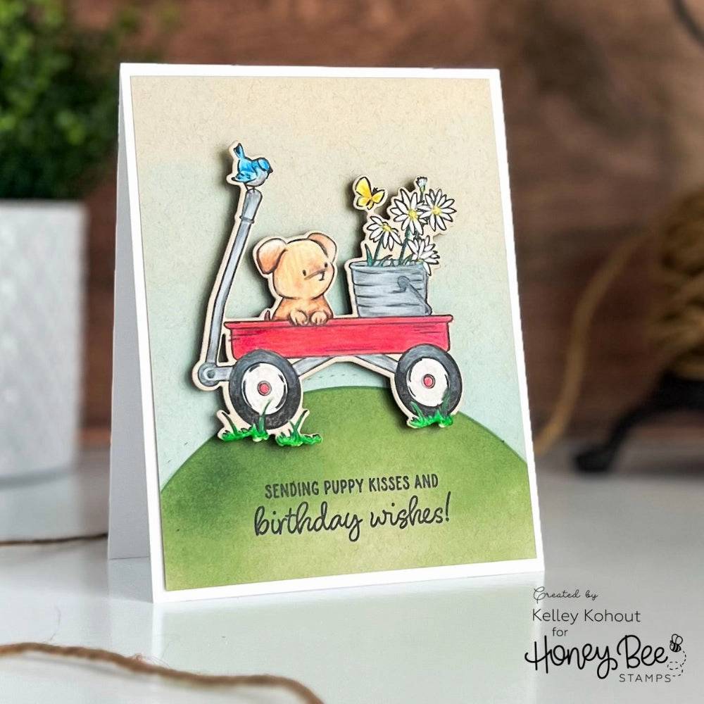 Dog Gone Amazing - 6X8 Clear Stamp Set new