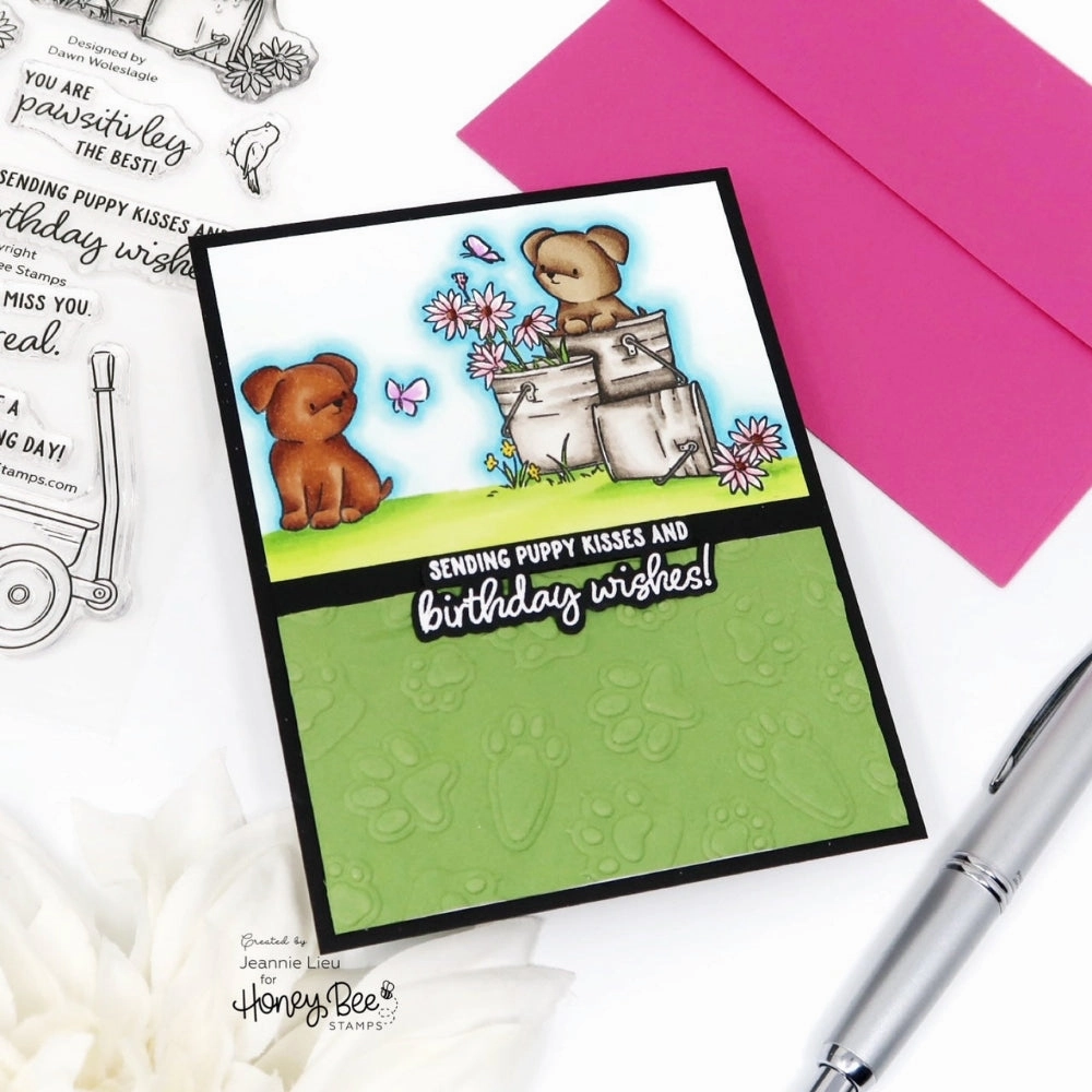 Dog Gone Amazing - 6X8 Clear Stamp Set waterproof