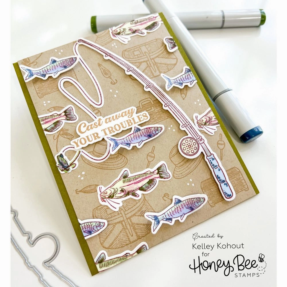 Fishing Legend - 5X6 Stamp Set strong