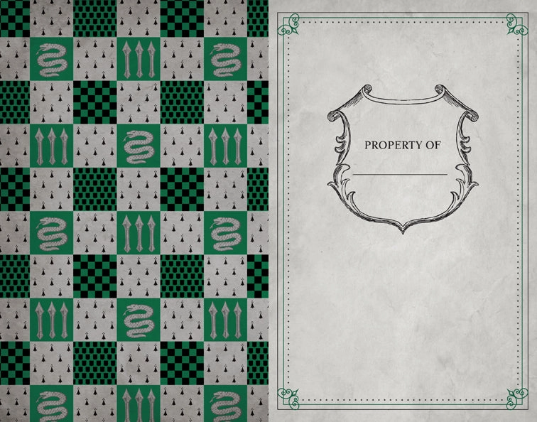 shiny versatile Harry Potter: Slytherin Ruled Notebook
