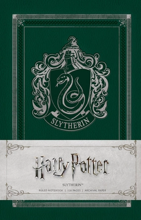 elegant Harry Potter: Slytherin Ruled Notebook