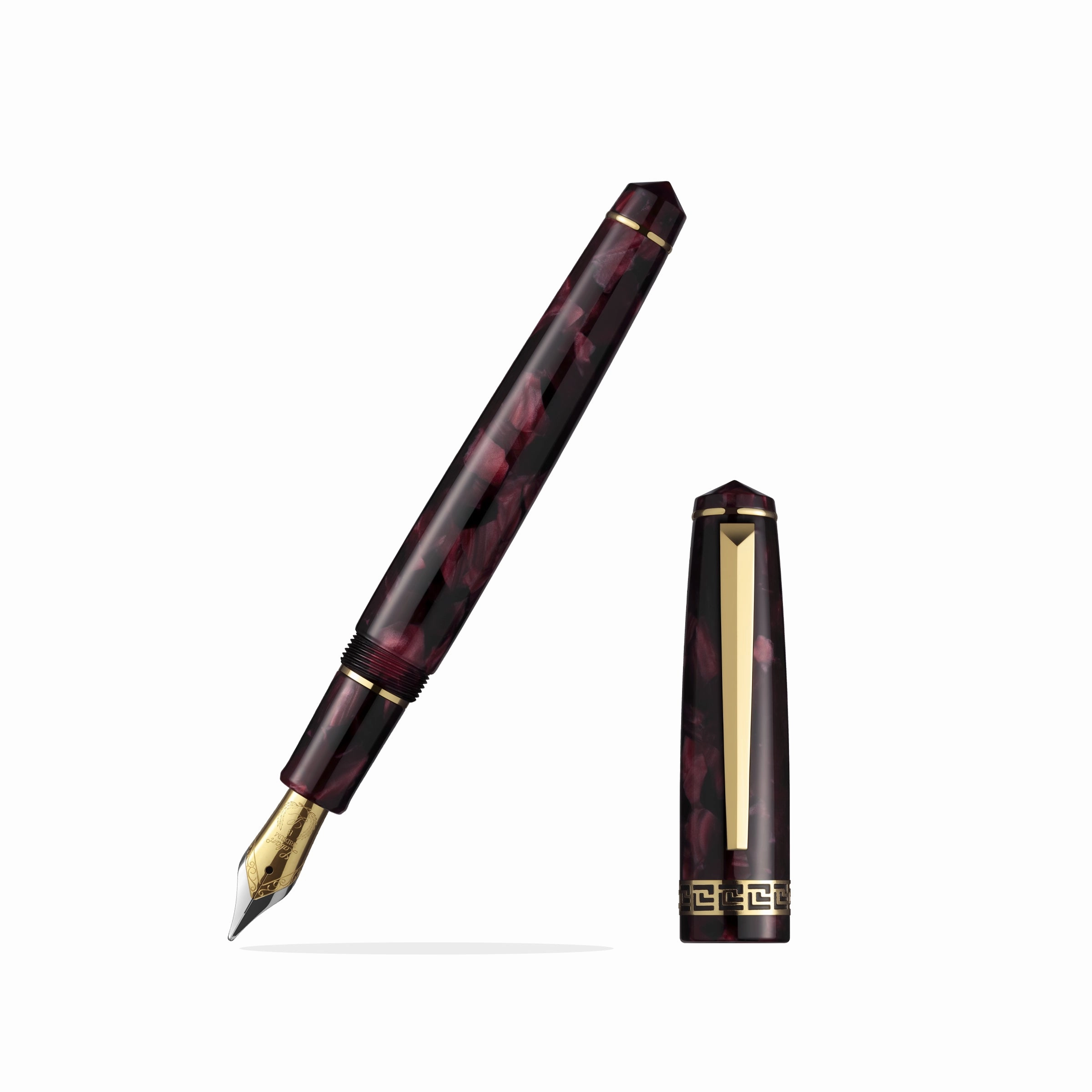 Laban Rosa Burgundy Fountain Pen eco pack