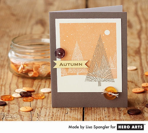 metallic musthave Many Branches Tree Stamp
