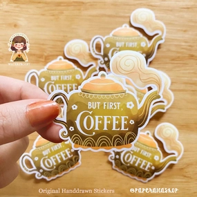 basic Paperaicashop Coffee Vinyl Sticker