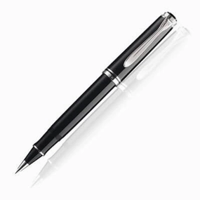 minimalist neutral Pelikan Souveran 805 Black/Silver Rollerball Pen