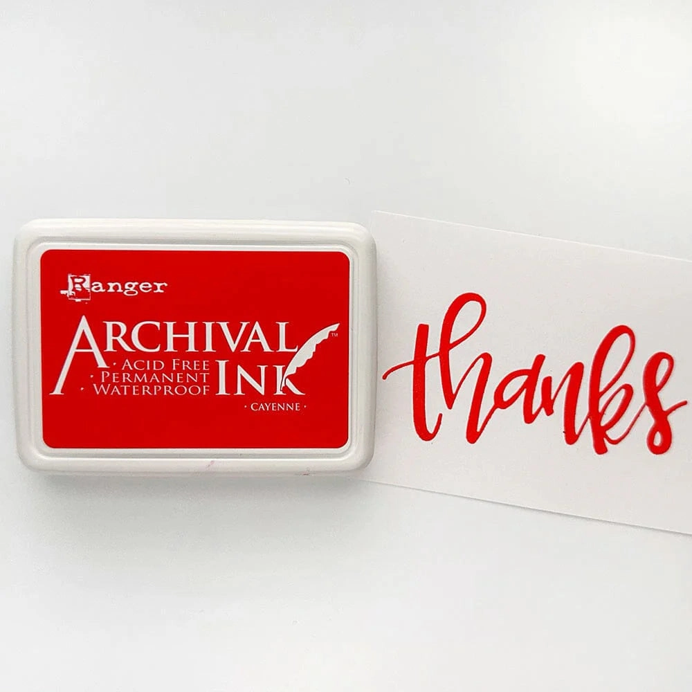 Ranger Archival Ink Pad - Cayenne flexible bundle