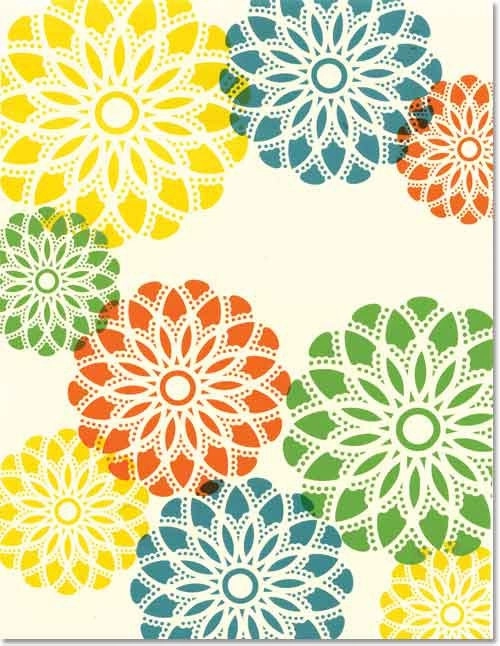 Starburst Stamp everyday linen