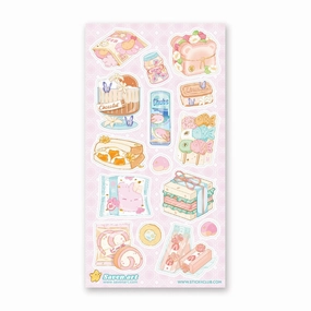 deluxe warm Stickii Sweet Spring Snacks Sticker Sheet
