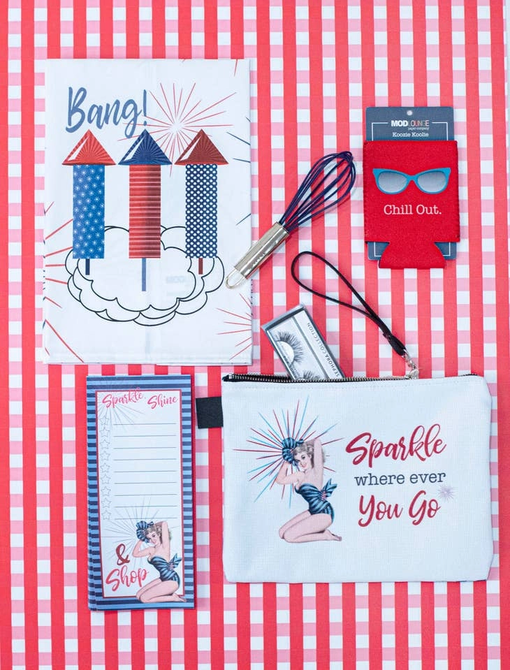 Vintage Pinup Americana Notepad elegant neutral