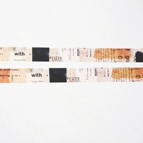 Waxed Washi Tape matte