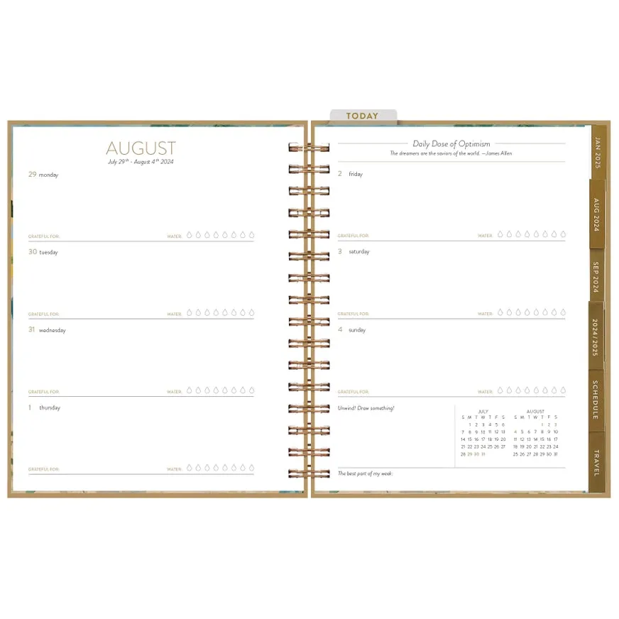 rubber Love You 2024-2025 Seedlings 17 Month Planner