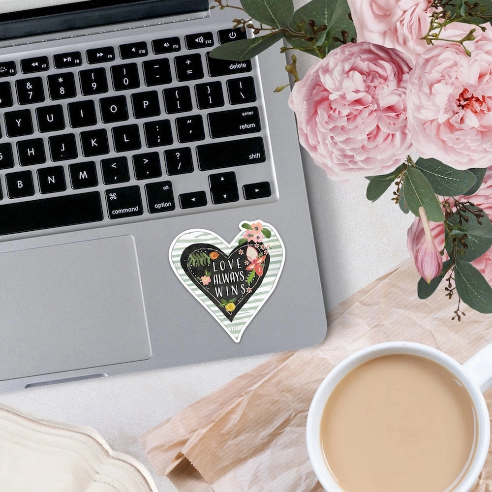 Love Always Wins Vinyl Sticker quality nonslip