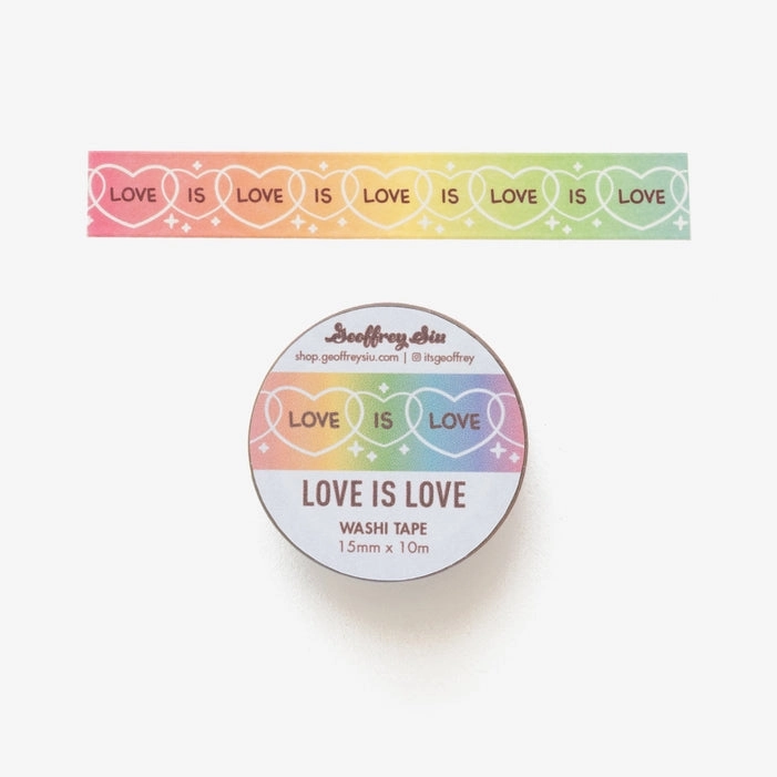 Love Is Love Washi Tape affordable neutral