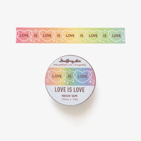 Love Is Love Washi Tape affordable neutral