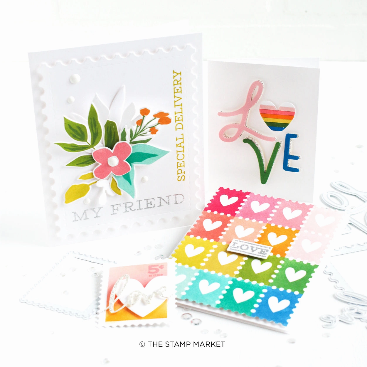 resilient glass Love Letter Express Stamp