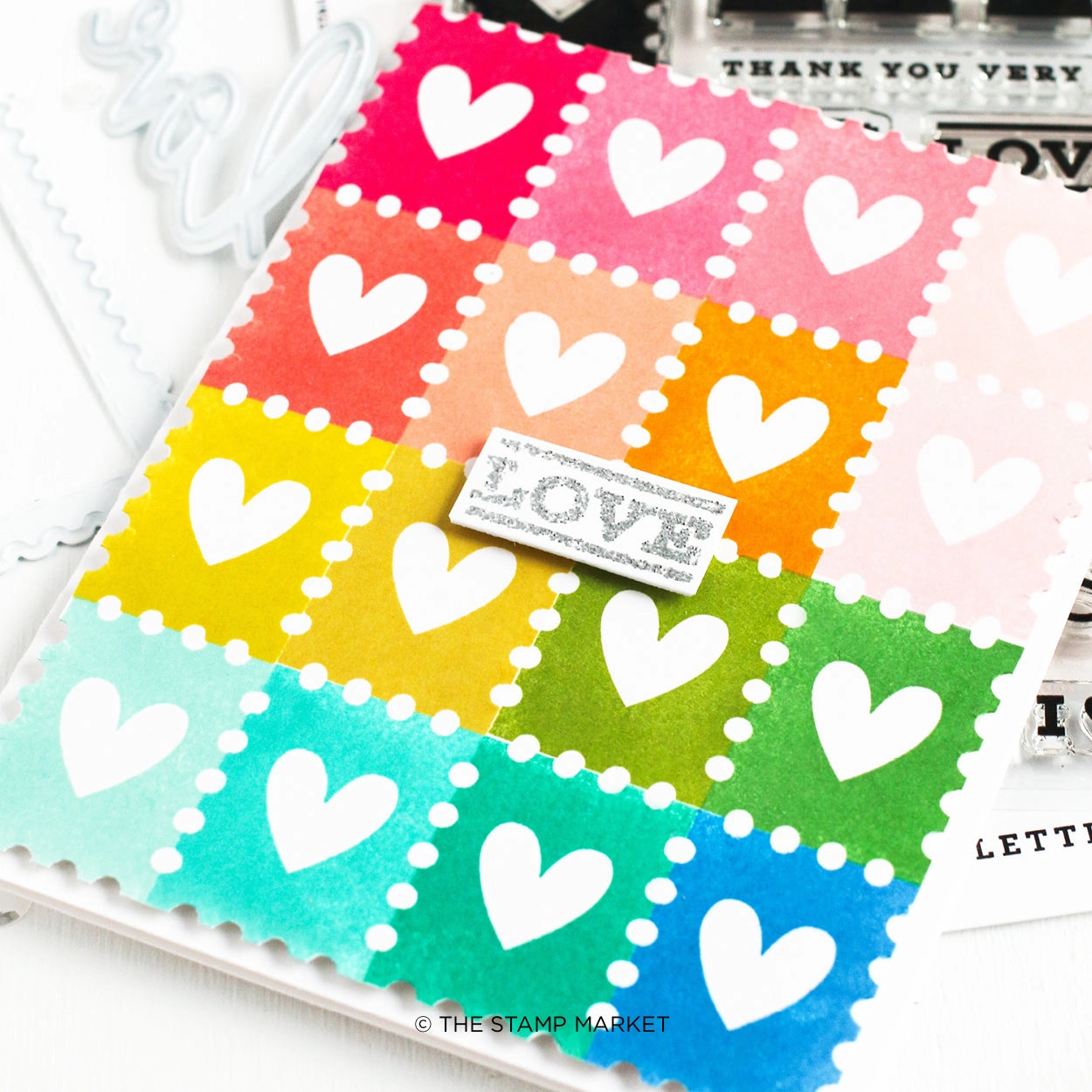 alloy Love Letter Express Stamp