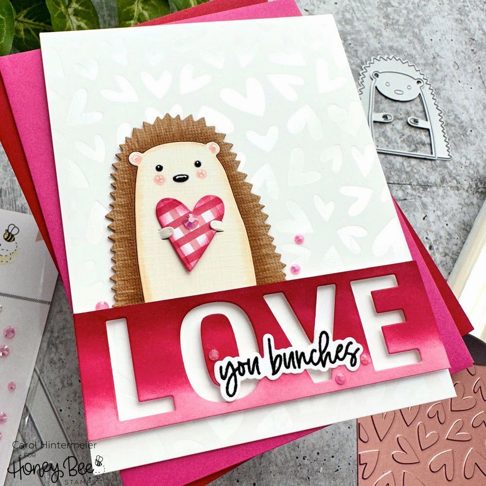 sealed deluxe Love Love Love - 4X5 Stamp Set - Retiring