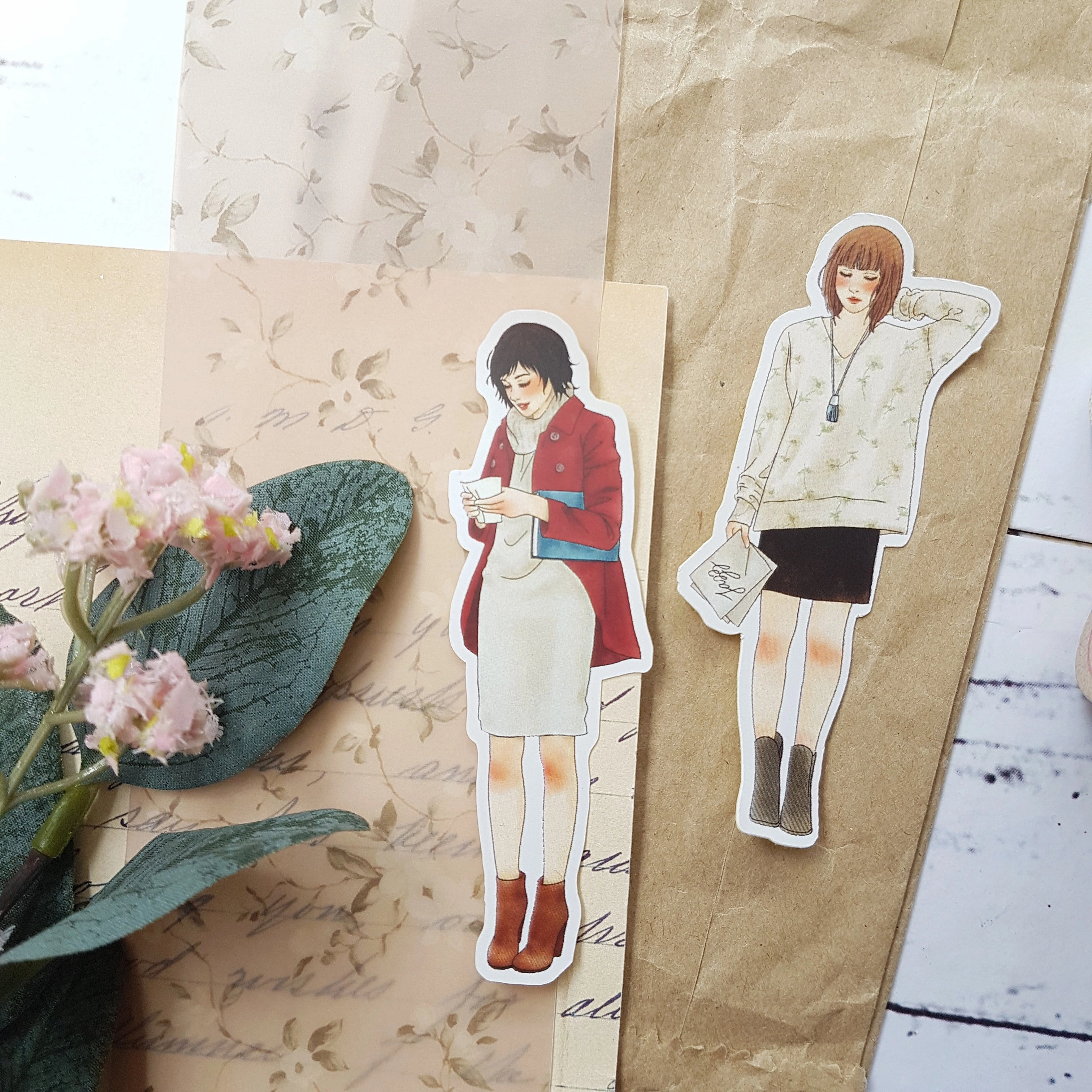 refined Love Story Girls Stickers In Tin Windry Ramadhina