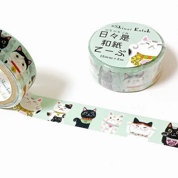 Lucky Cat Washi Tape popular pack