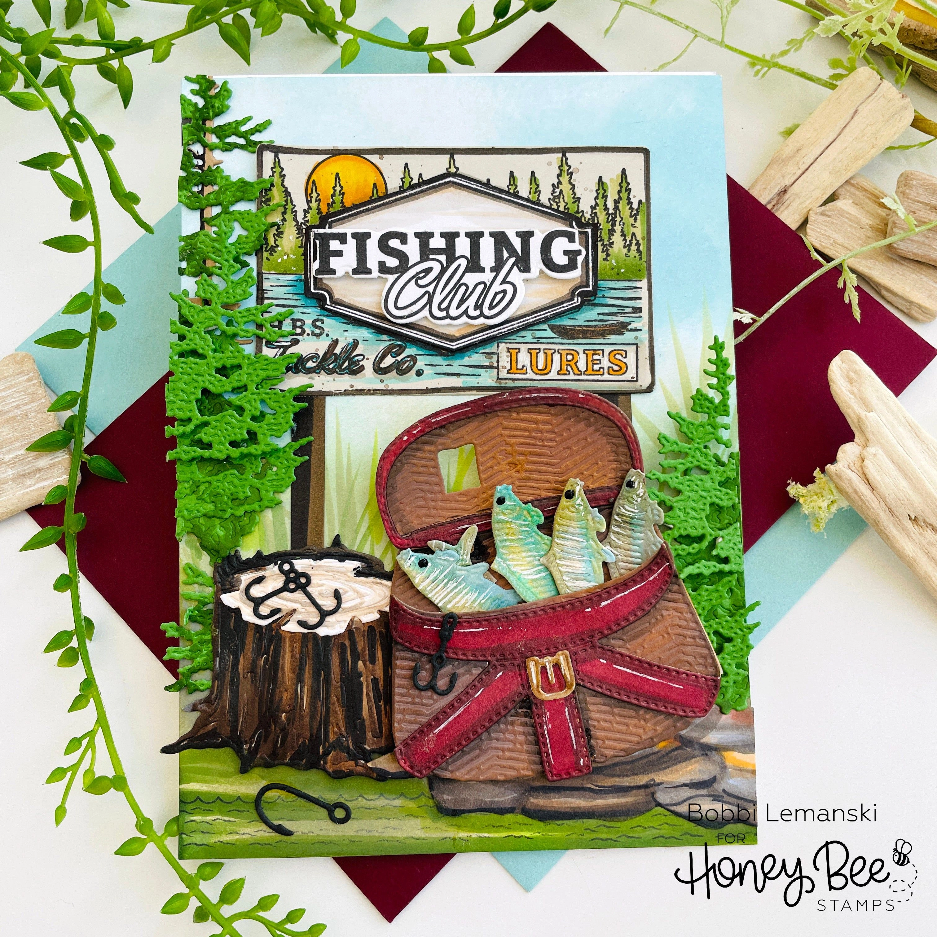 Lucky Lures - 6X8 Stamp Set classic pastel