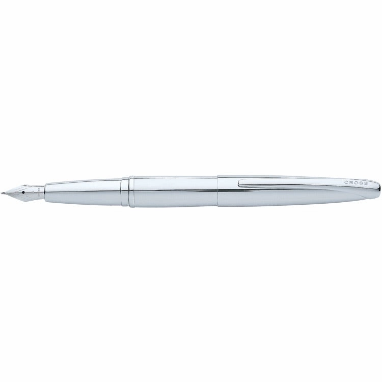 Cross Atx Pure Chrome Fountain Pen multipack