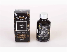 eco Diamine Shimmer 50Ml Fountain Pen Ink - Night Sky