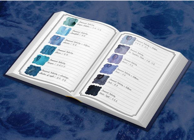 minimalist multipurpose Dominant Industry Ink Archiving Book - A Log Of Atlantis