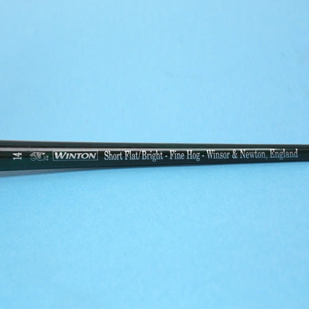 Hog Bristles Short Flat Paintbrush flexible alloy