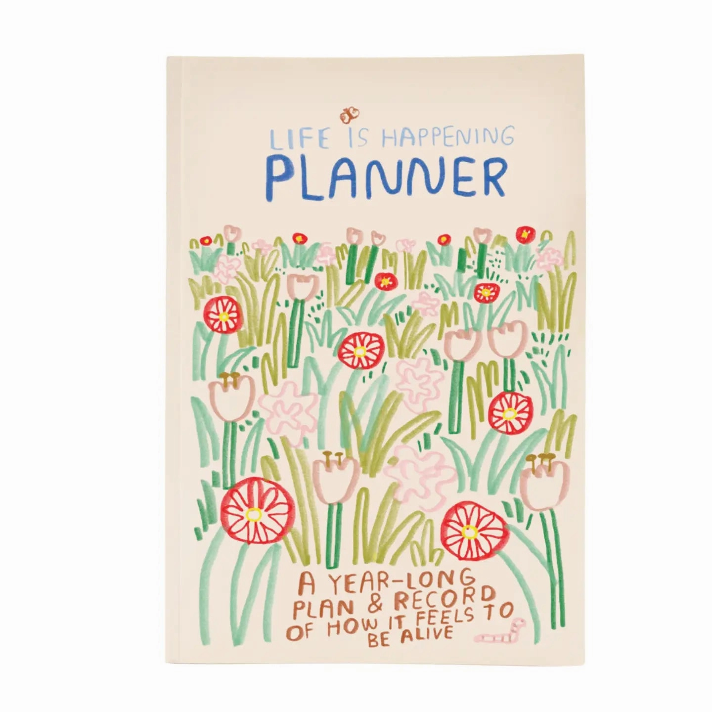 Life Is Happening Planner Notepad round