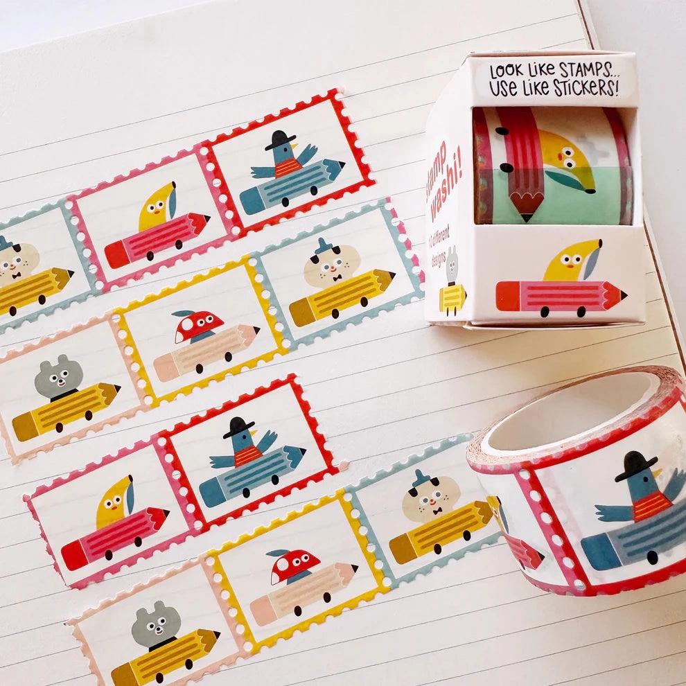 musthave seasonal Pencil Cars Ssd Stamp Washi Tape