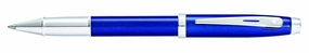 waterproof Sheaffer 100 Glossy Blue Lacquer Rollerball Pen