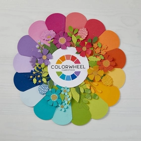 Spellbinders The Full 48 Colorwheel Cardstock 8.5"X11" - 48 Sheets wooden