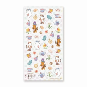 Stickii Fantastical Tea Party Sticker Sheet affordable