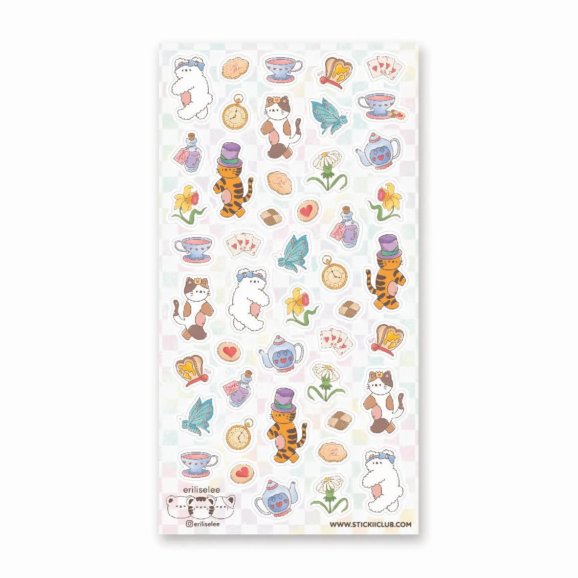 Stickii Fantastical Tea Party Sticker Sheet affordable