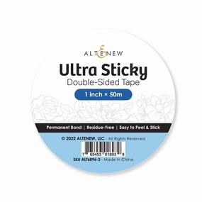 Ultra Sticky Double Sided Tape (1 Inch  50M) vintage retractable