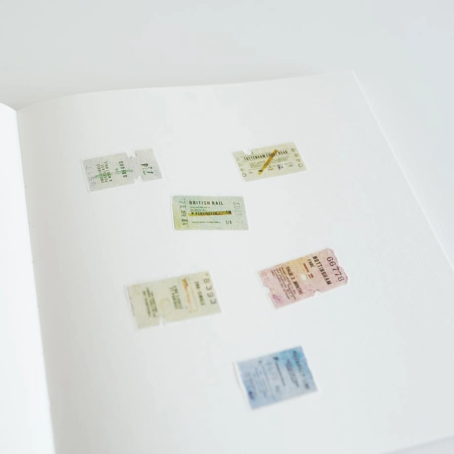 loose glass Yohaku Flake Stickers - Ticket